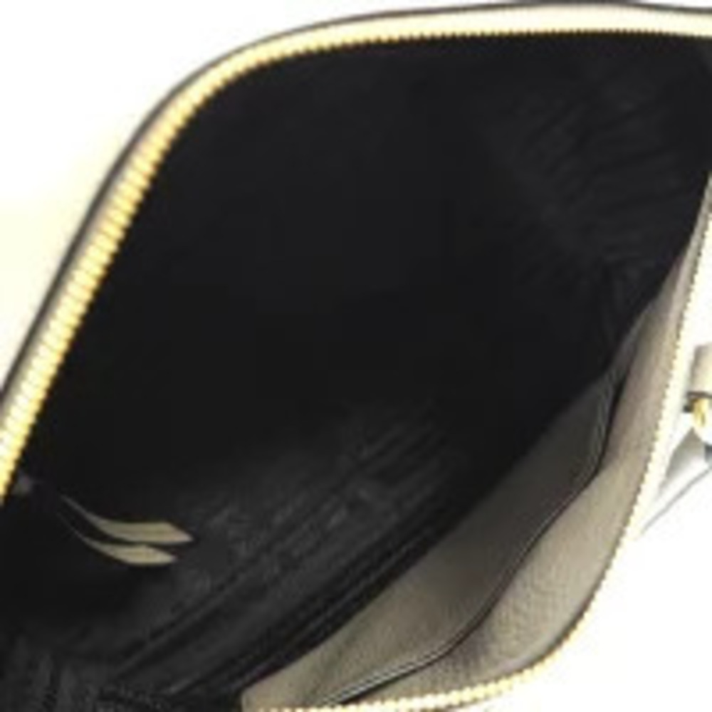Prada Handbag Shoulder Bag Leather ARGILLA Gray - Picture 7 of 9